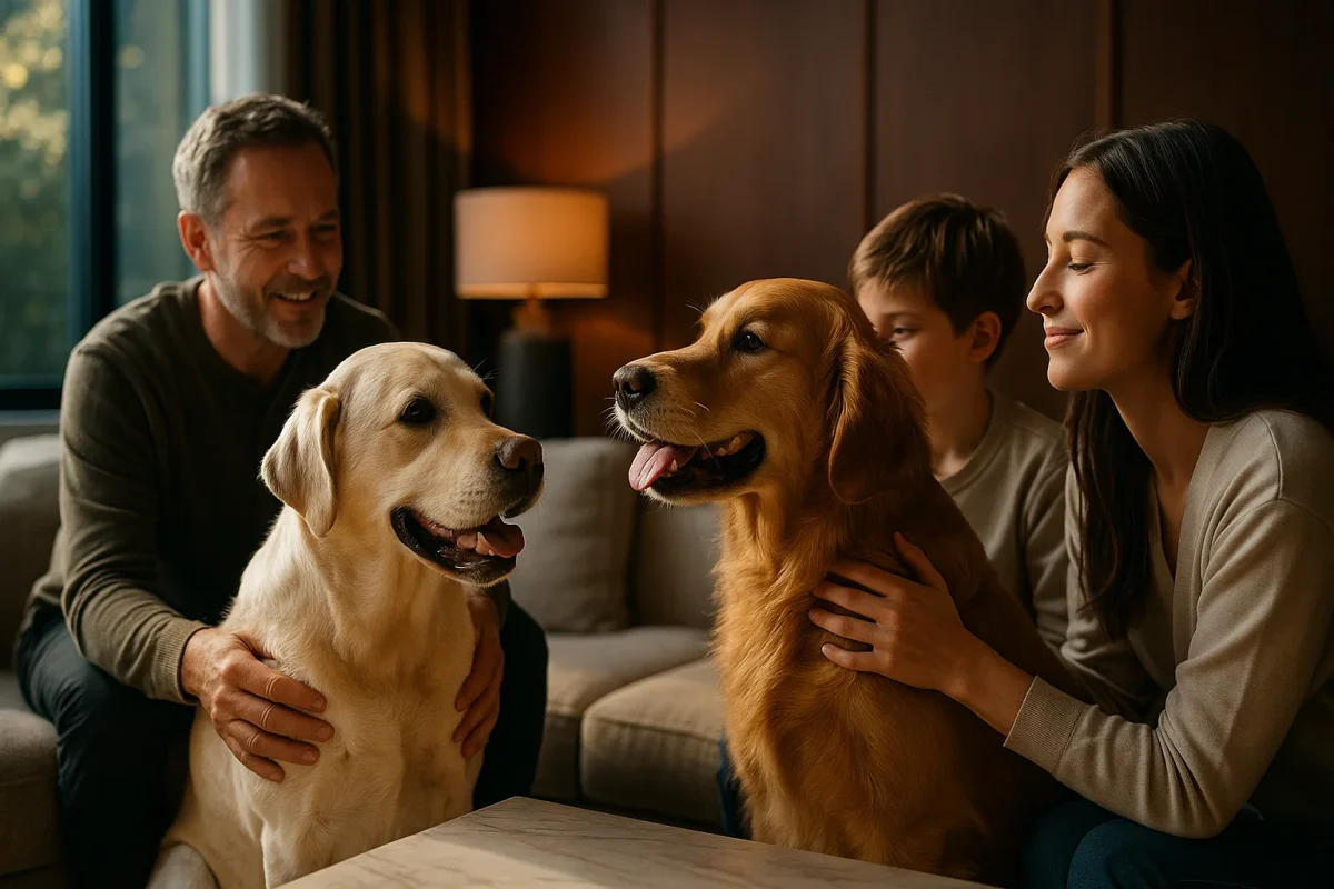 مقایسه لابرادور و گلدن رتریور بهترین انتخاب برای خانواده