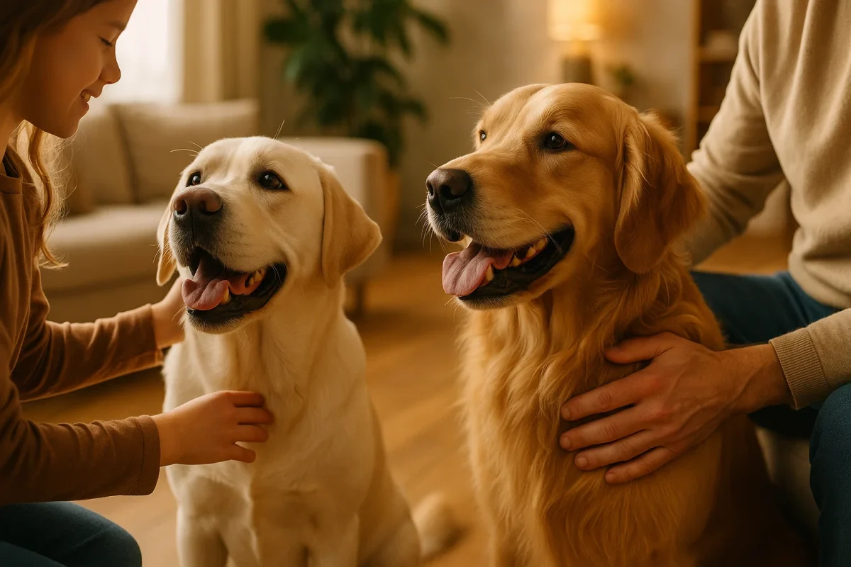 مقایسه لابرادور و گلدن رتریور، شباهت لابرادور و گلدن رتریور