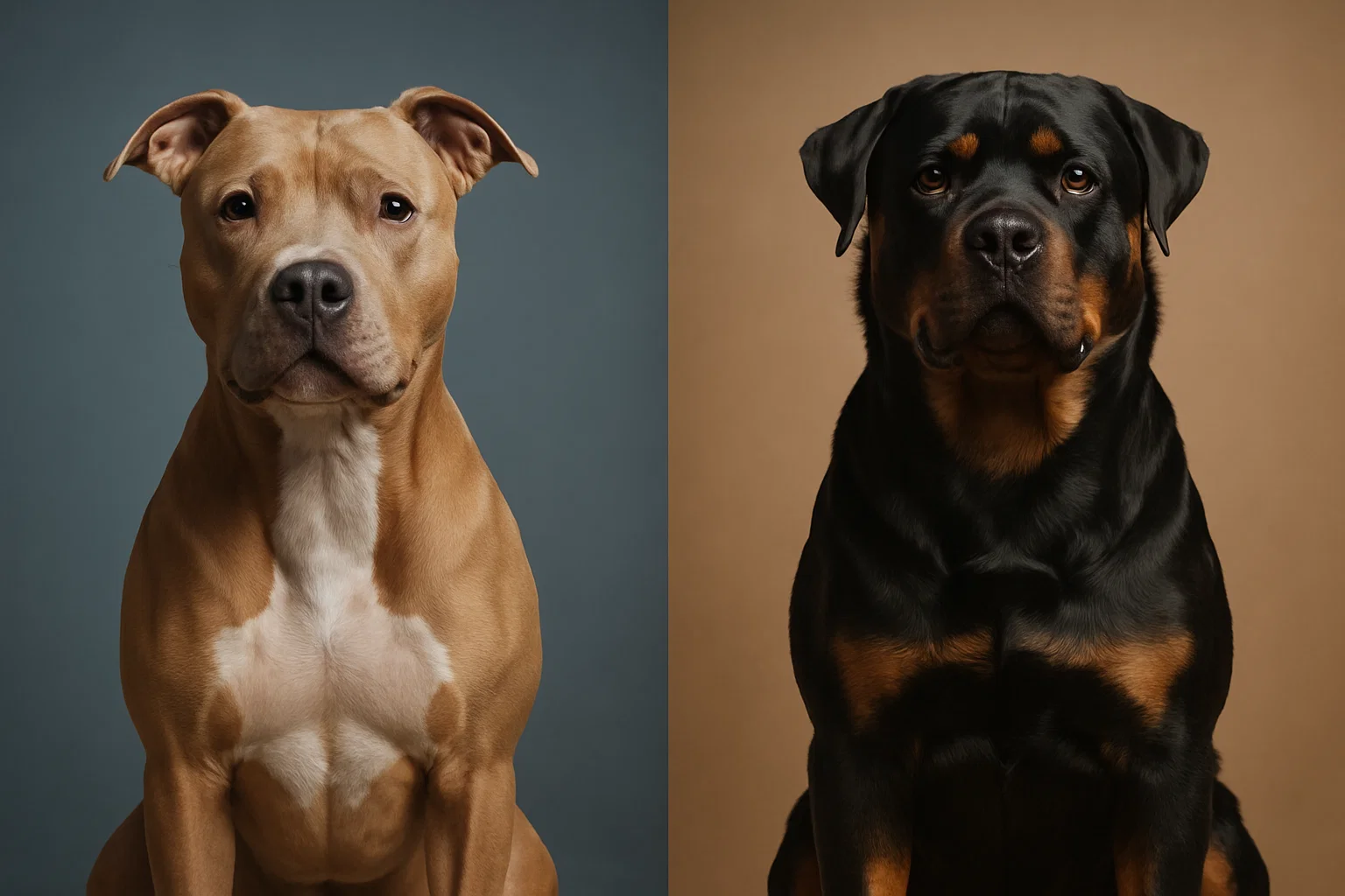 مقایسه پیتبول روتوایلر