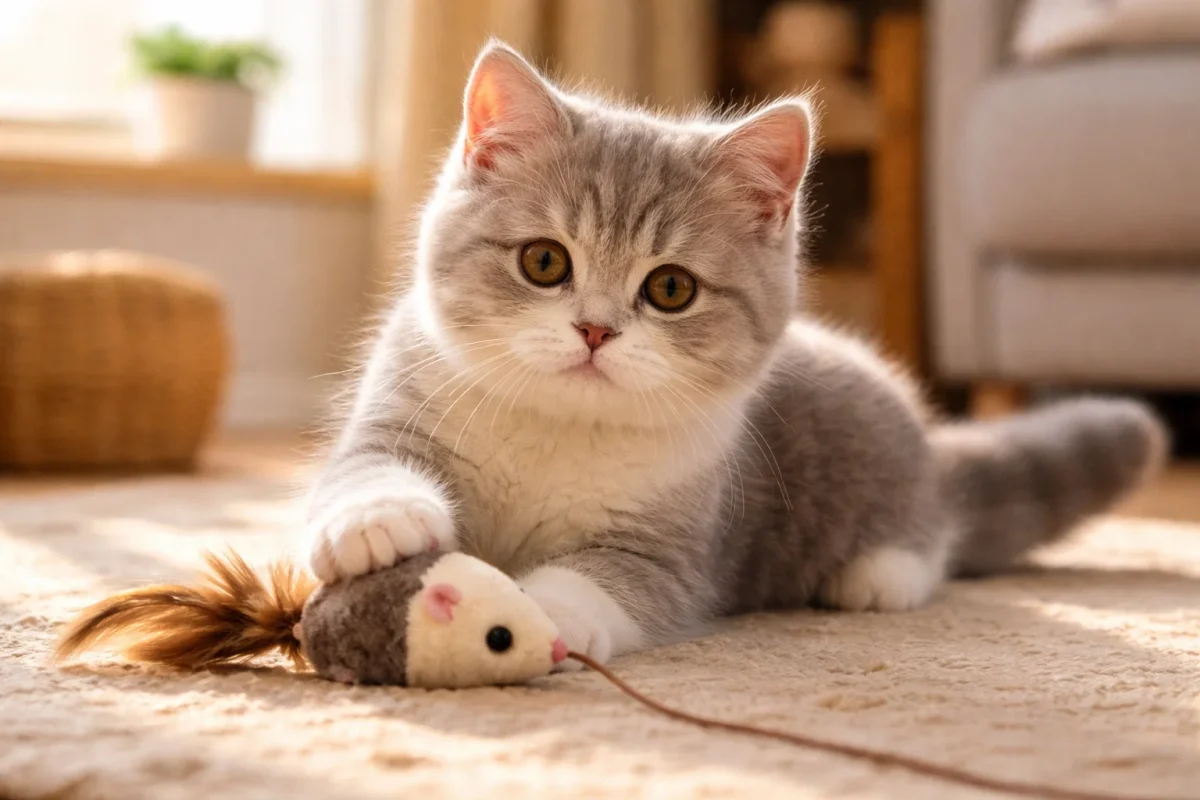 میزان بازیگوشی گربه بریتیش