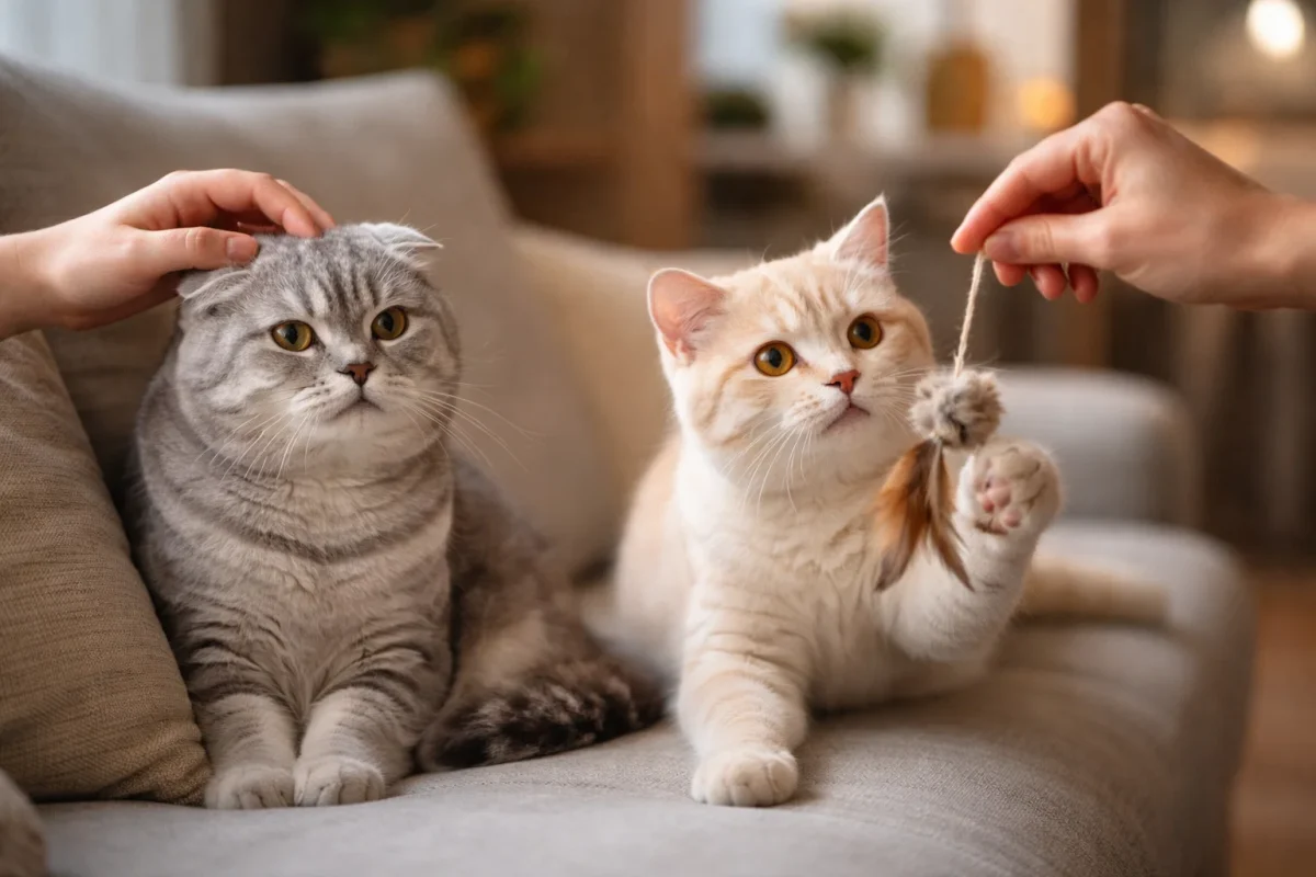 میزان وابستگی گربه اسکاتیش به صاحب