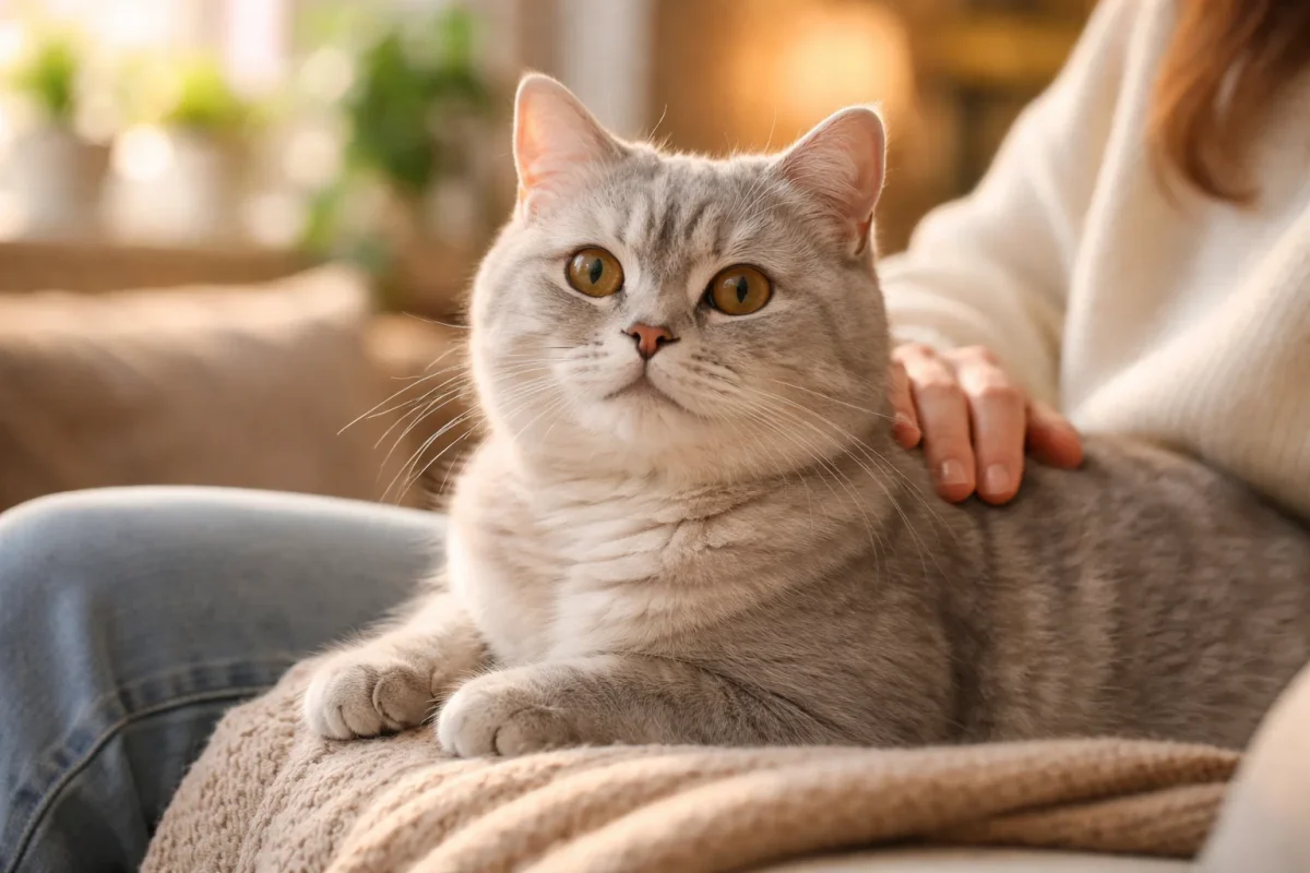 میزان وابستگی گربه بریتیش