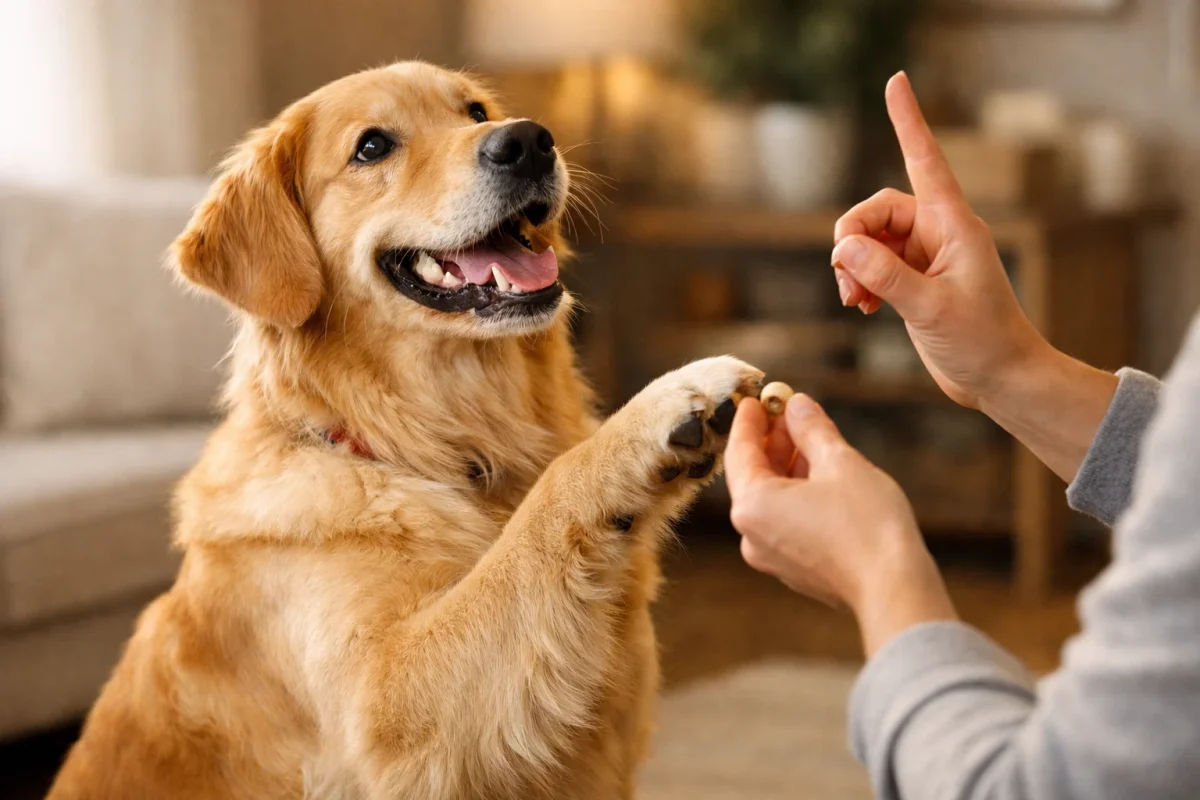 نحوه انجام بازی یادگیری دستورات برای سگ