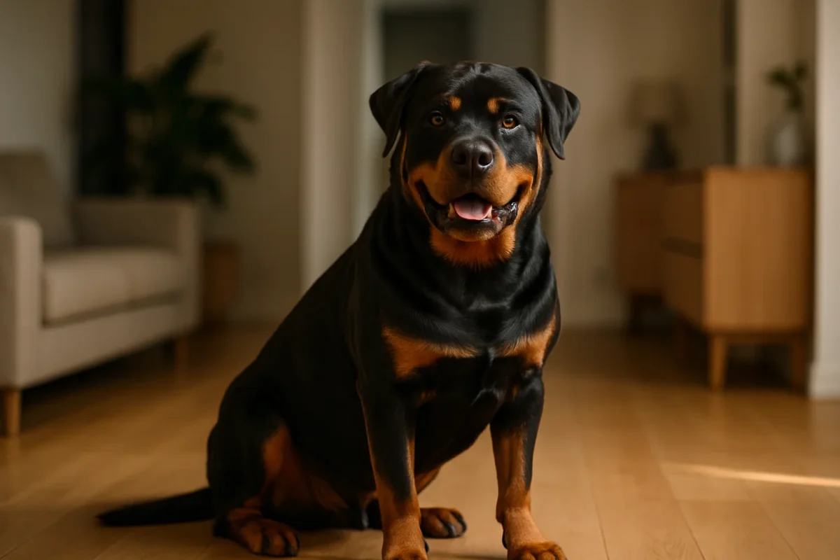 نگهداری سگ روتوایلر در خانه و آپارتمان