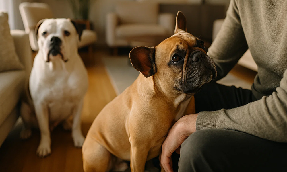 سگ مناسب آپارتمان مقایسه بولداگ آمریکایی و فرانسوی تفاوت بولداگ آمریکایی و فرانسوی اندازه و وزن بولداگ فرنچ بولداگ آمریکن بولداگ