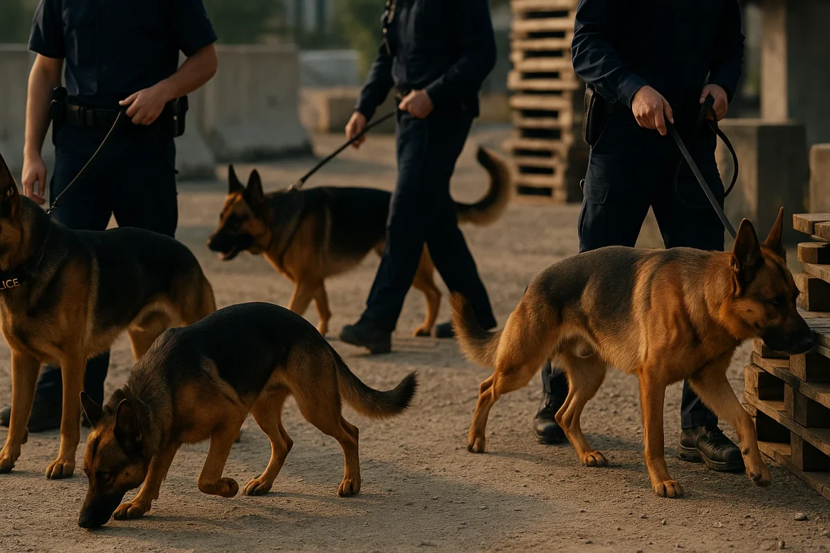 وظایف سگ پلیس،سگ‌های جست‌وجو و نجات، سگ‌های مبارزه با مواد مخدر، سگ‌های ردیاب، ژرمن شپرد پلیسی