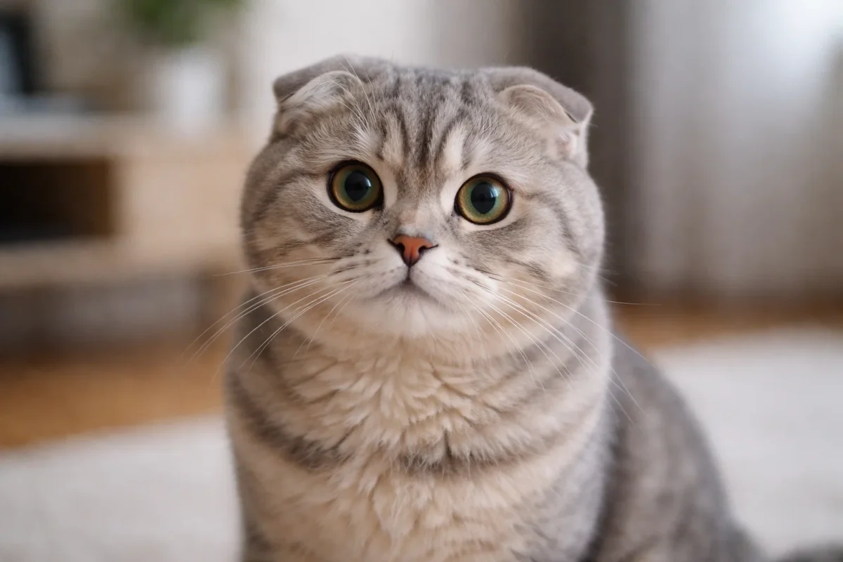 ویژگی‌های ظاهری گربه اسکاتیش