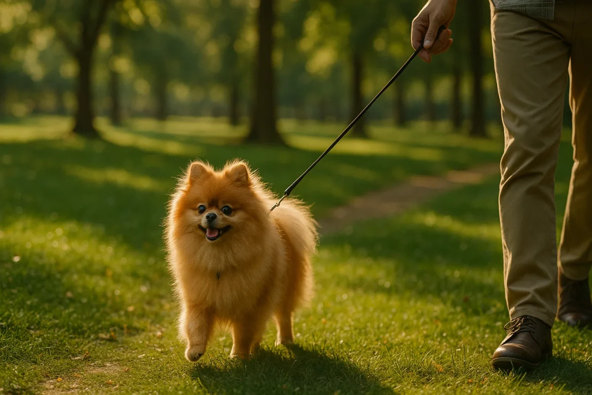 پیاده روی سگ پامرانیان