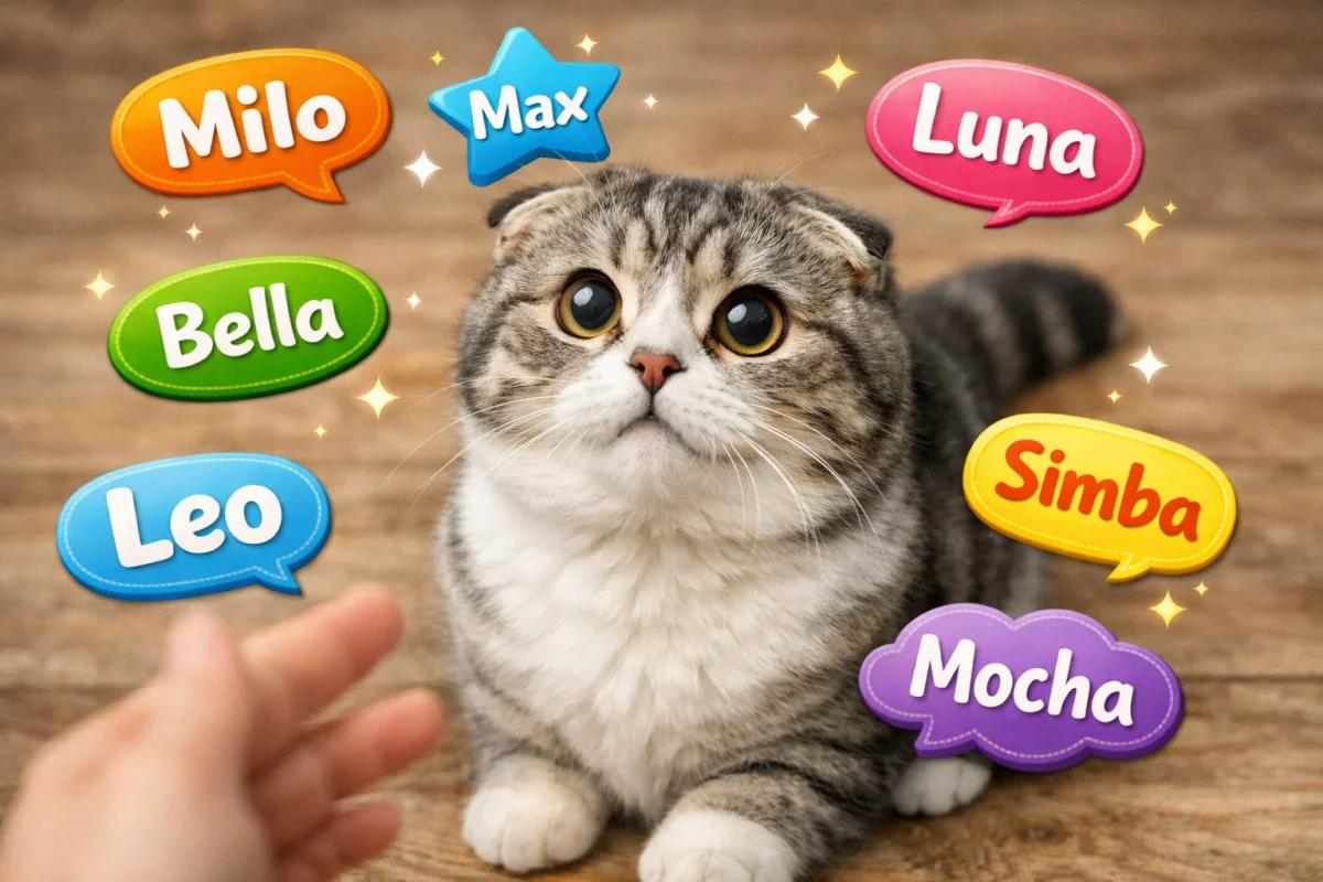 چگونه اسم مناسب برای گربه انتخاب کنیم؟