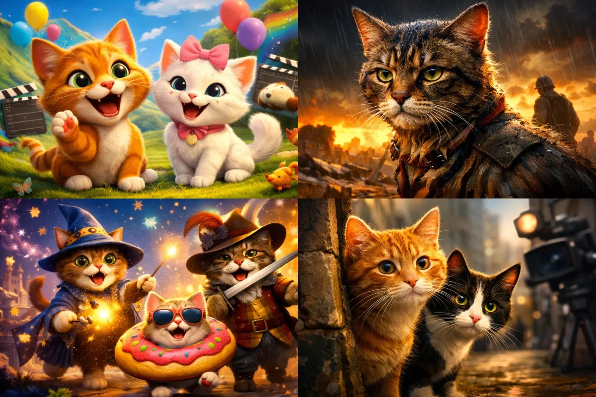 ژانر فیلم درباره گربه