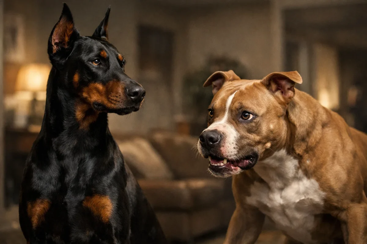 کنترل رفتار دوبرمن و پیت بول