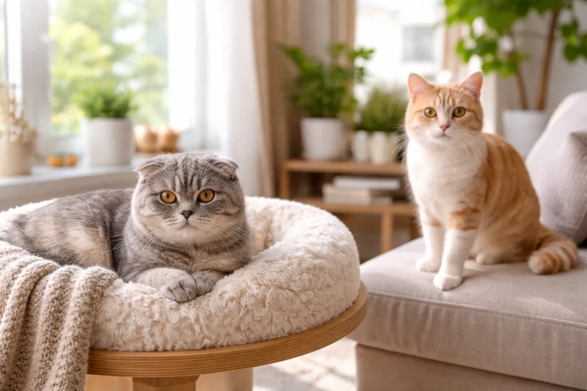 گربه اسکاتیش مناسب آپارتمان