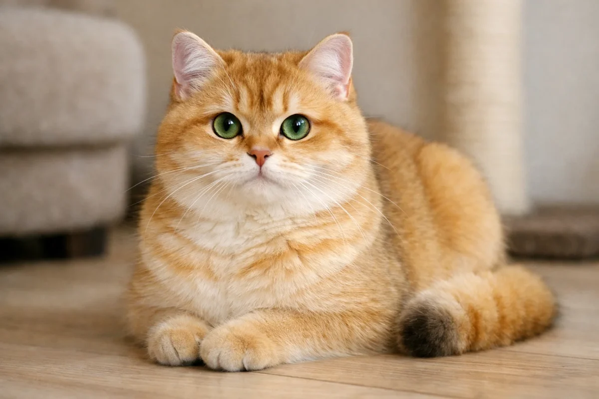 گربه بریتیش طلایی