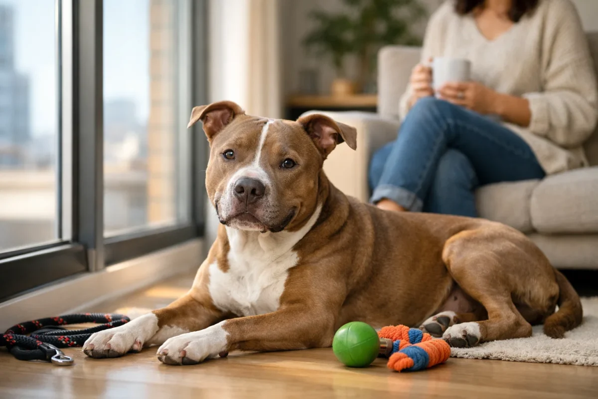 آیا سگ پیت بول برای زندگی در آپارتمان مناسب است؟