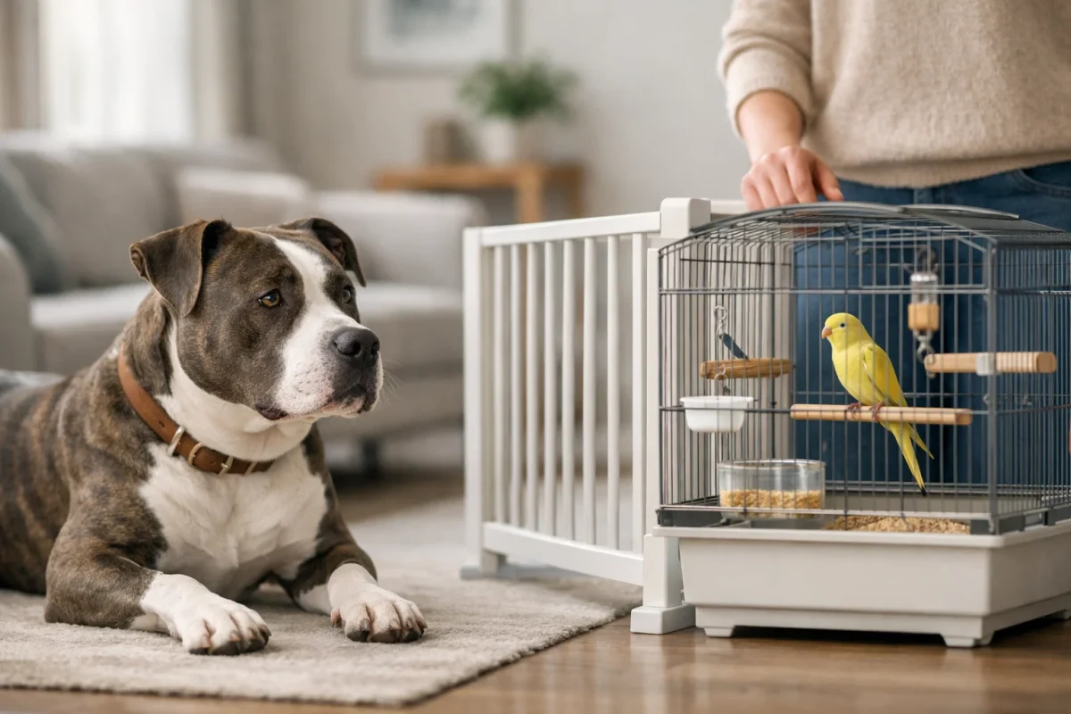 آیا پیت بول با پرنده و حیوانات کوچک سازگار است؟