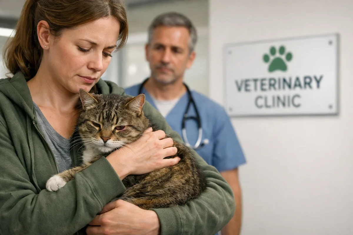 چه زمانی بعد از دعوا گربه باید فوراً به دامپزشک مراجعه کنیم؟