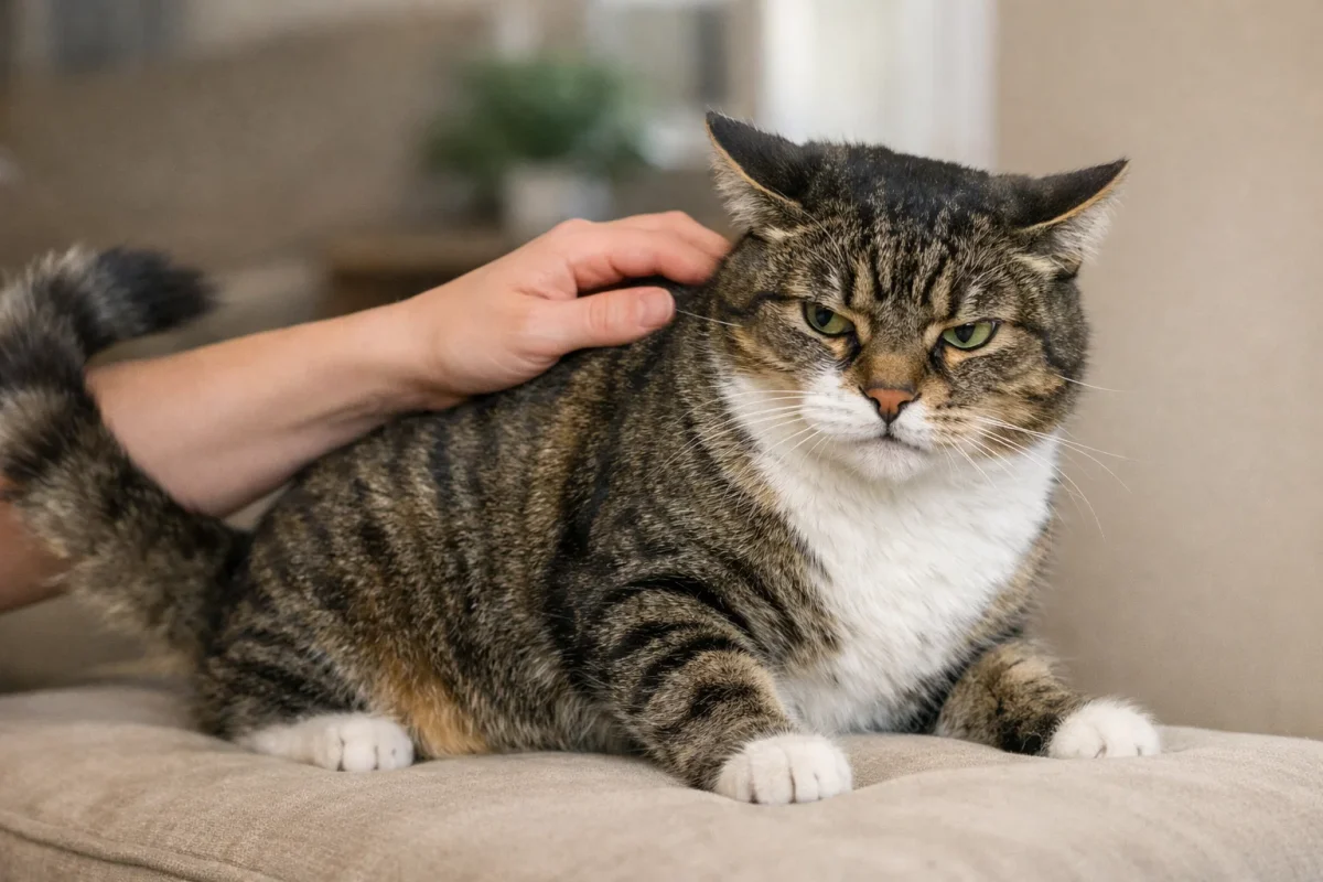 تحریک بیش از حد گربه