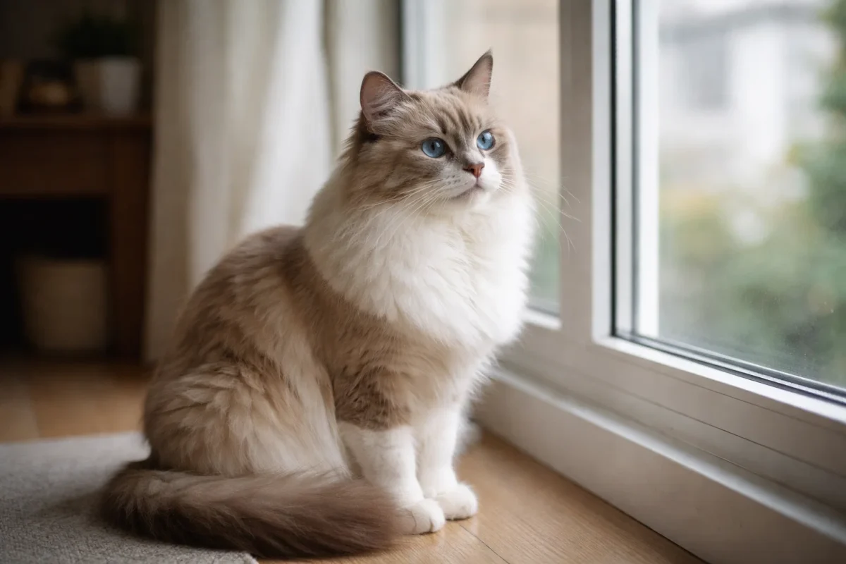 تنهایی گربه رگدال در خانه و نیاز به تعامل انسانی