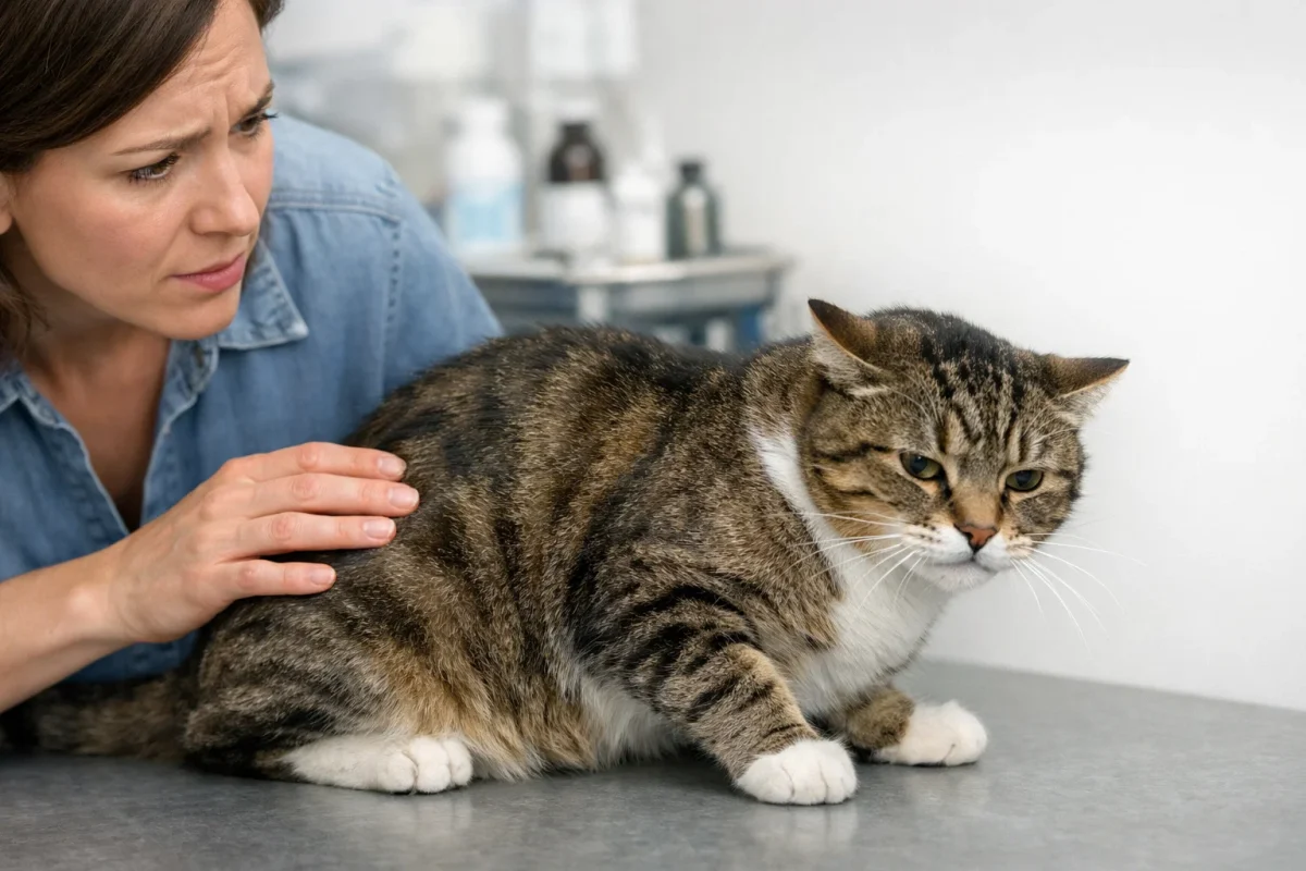 درد، بیماری یا ناراحتی جسمی گربه