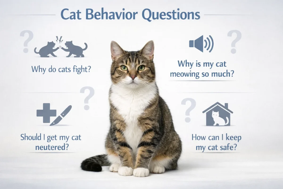 سوالات پر تکرار درباره دعوای گربه‌ ها