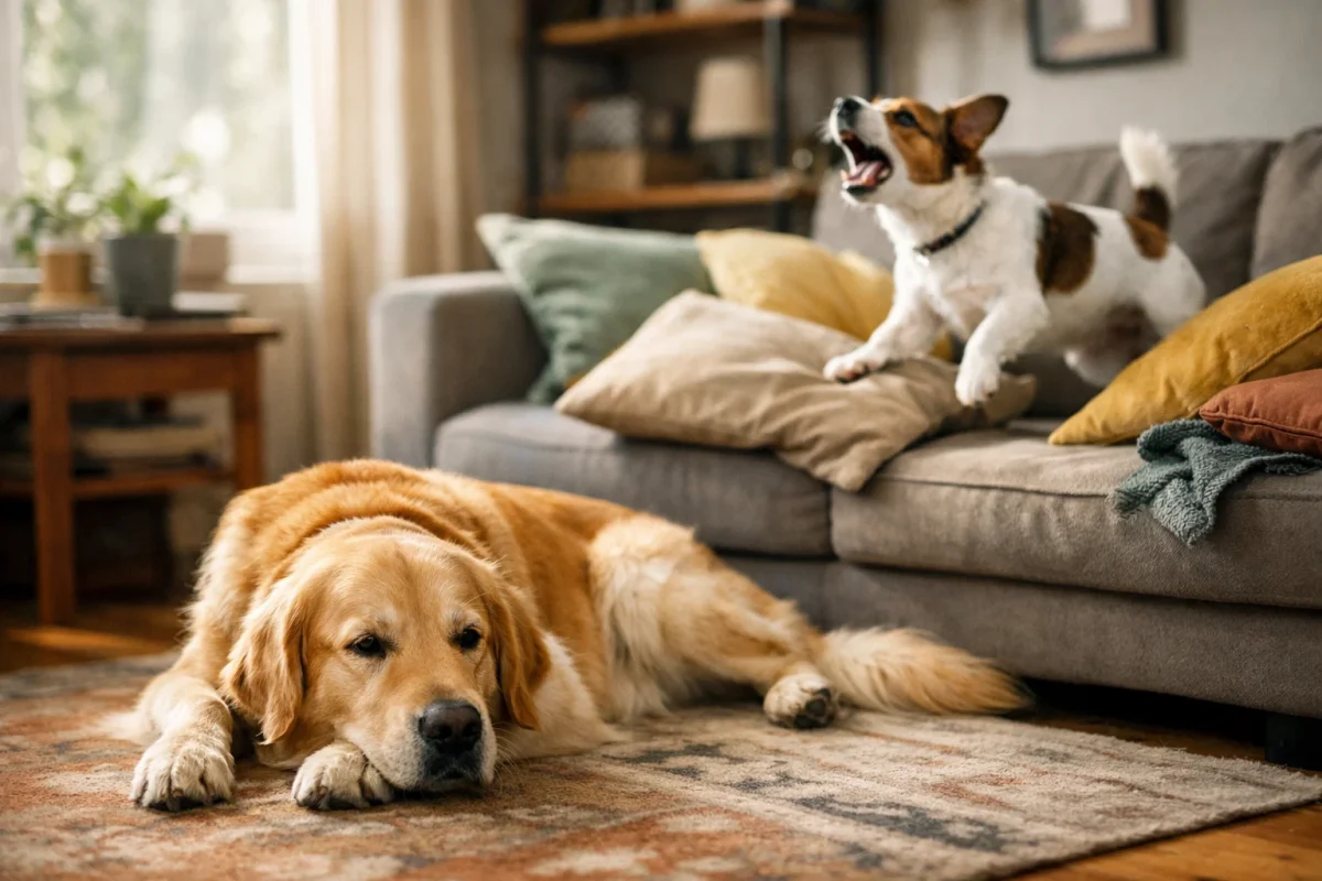 مناسب بودن سگ برای آپارتمان به اندازه ربط ندارد؛ سگ بزرگ آرام و سگ کوچک پرانرژی در خانه