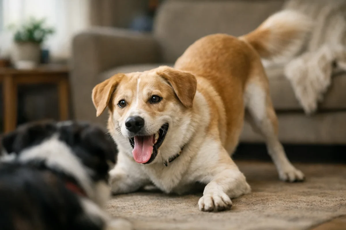 صدای نفس نفس کوتاه سگ هنگام بازی که به خنده سگ معروف است