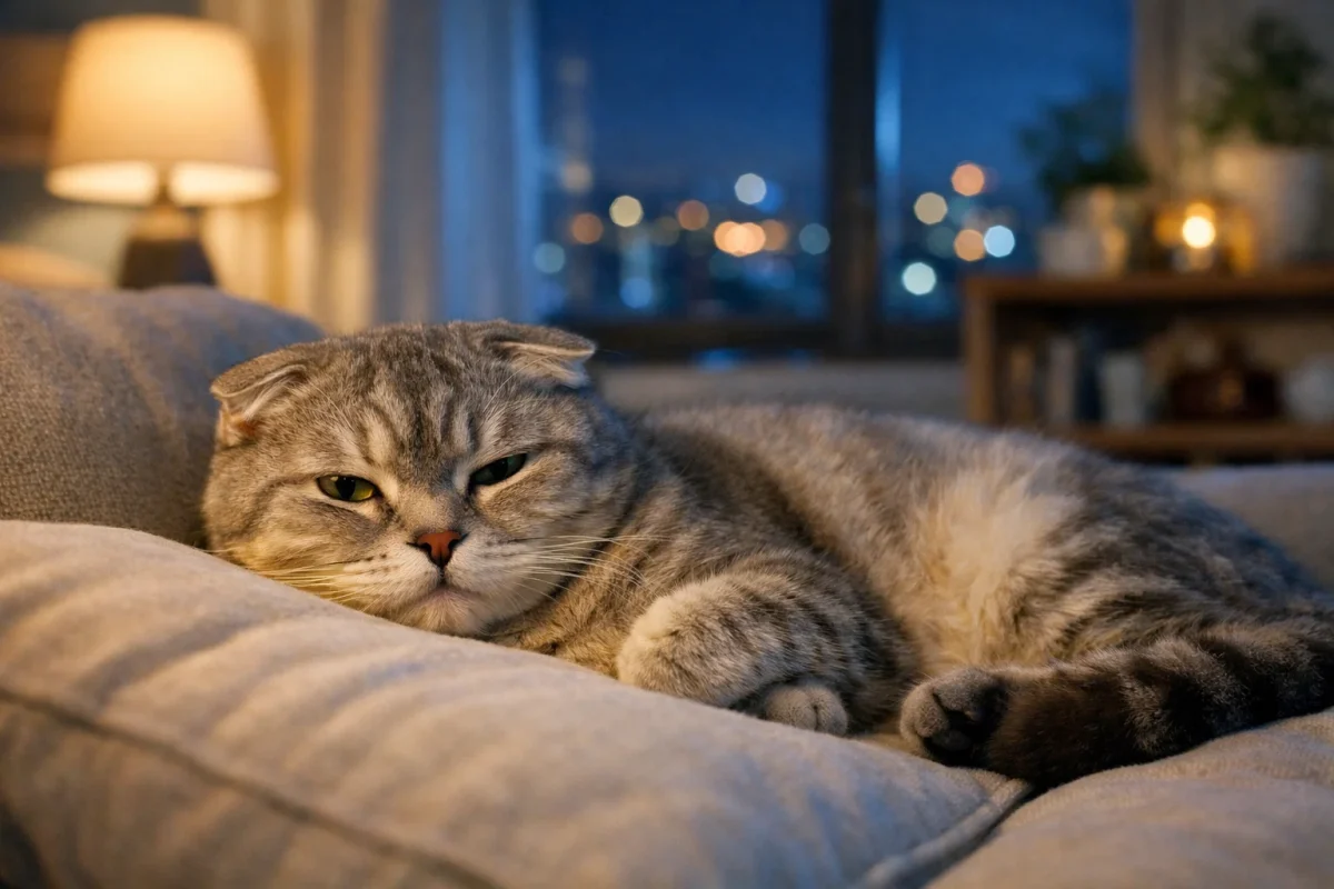 آیا گربه‌ها ذاتاً شب‌ها بیدارند؟