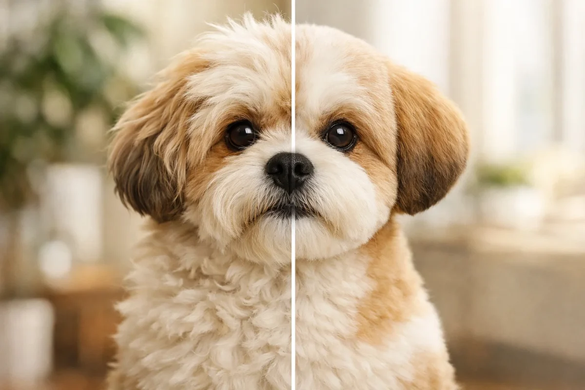 مدل اصلاح عروسکی سگ شی پو (Teddy Cut)