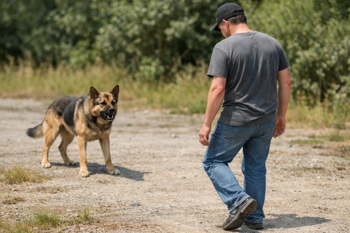 رفتار صحیح هنگام مواجهه با سگ مهاجم بدون فرار