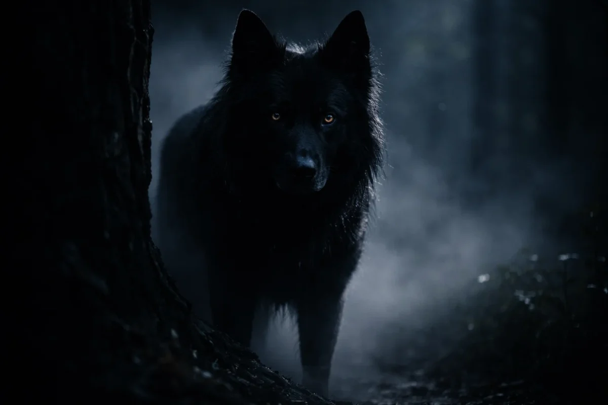 تعبیر خواب سگ سیاه با نماد دشمن پنهان و نگرانی درونی