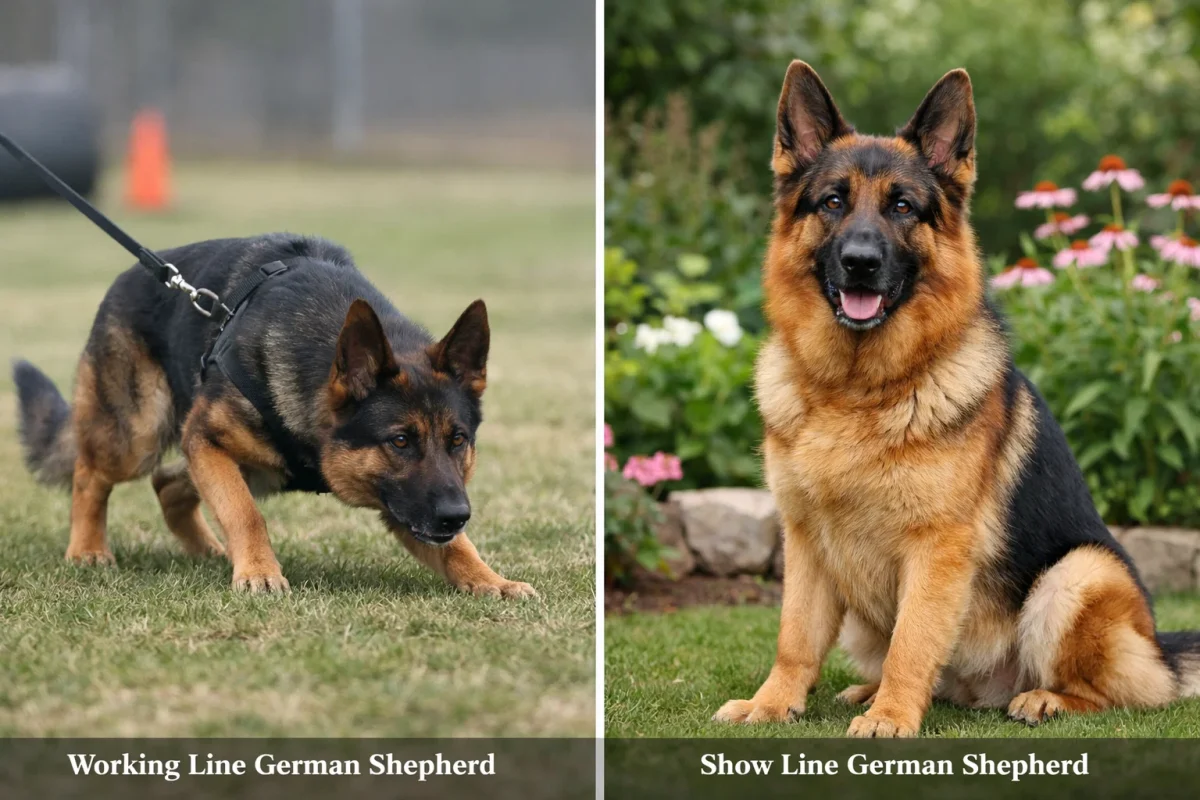مقایسه ژرمن شپرد ورک لاین و شولاین