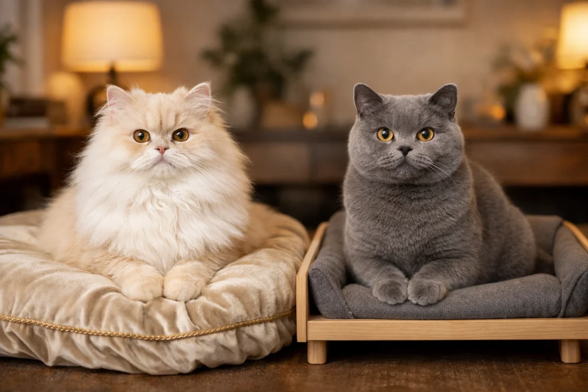 انتخاب بین گربه پرشین یا بریتیش