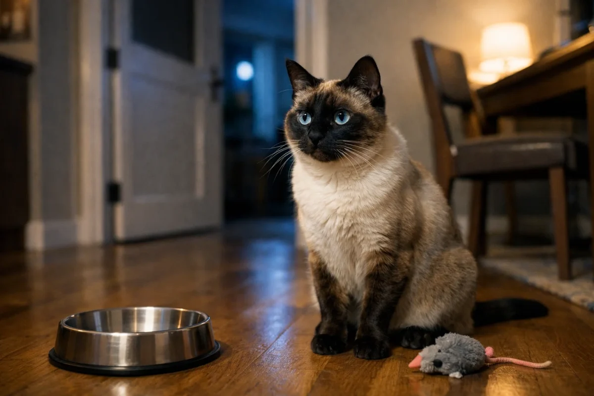 دلایل رایج نخوابیدن گربه در شب