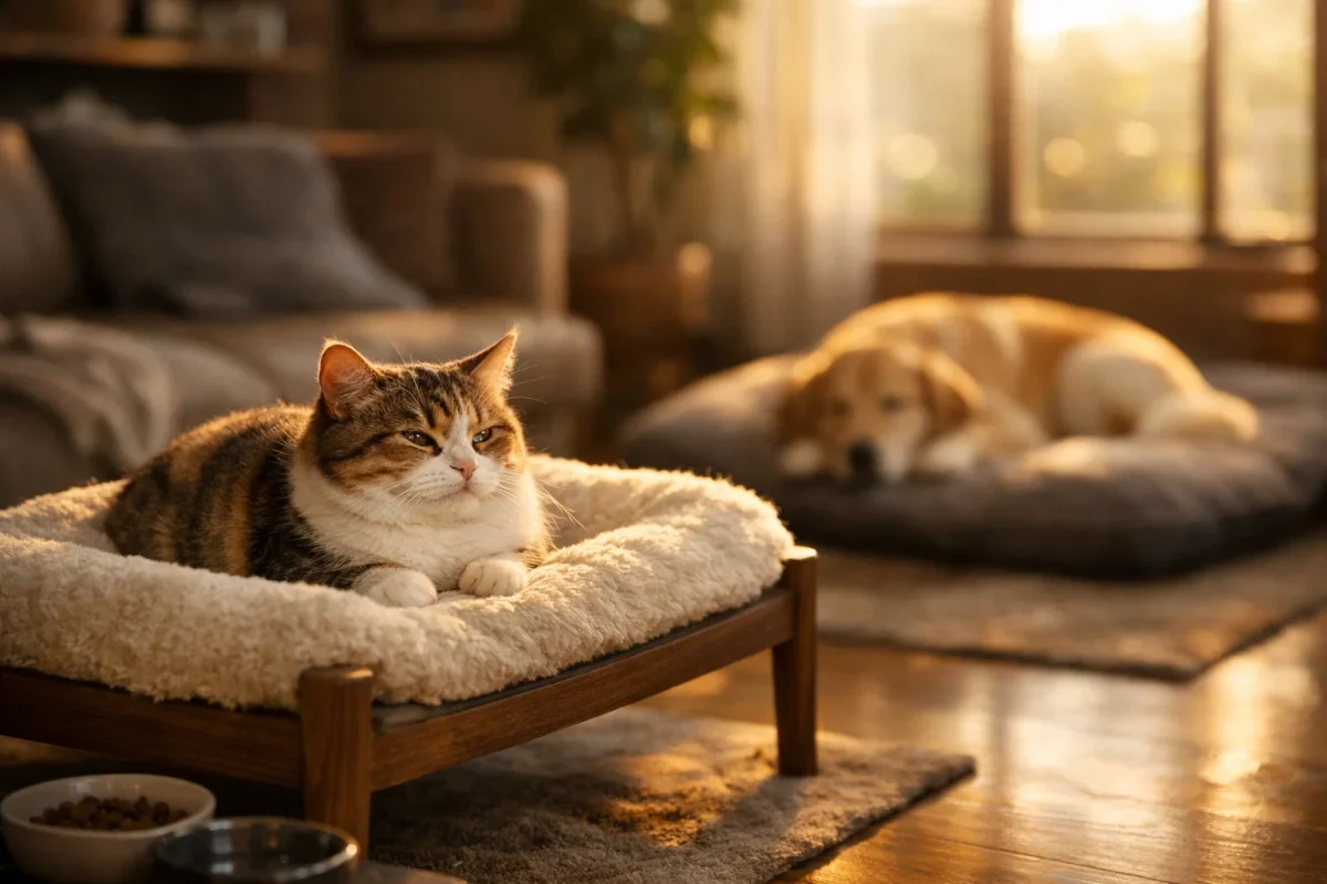 شرایط مناسب برای سازگاری گربه مانچکین با سایر حیوانات در خانه