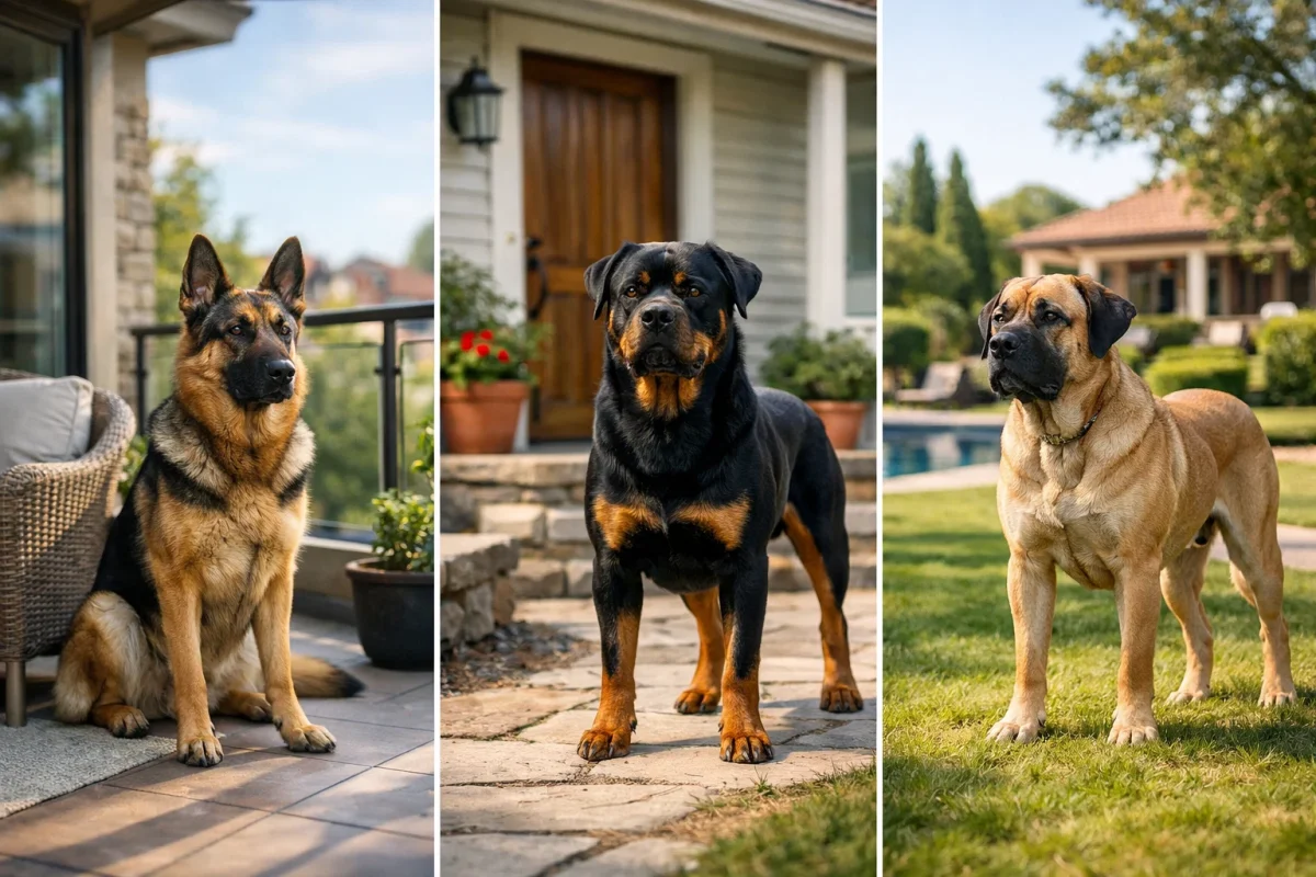 انتخاب سگ نگهبان مناسب برای آپارتمان حیاط و ویلا