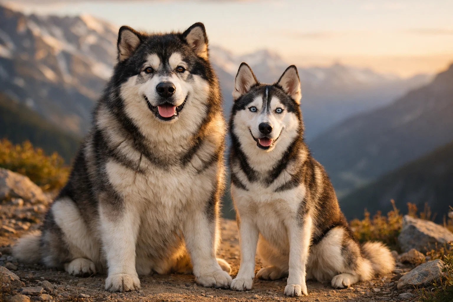 فرق مالاموت و هاسکی