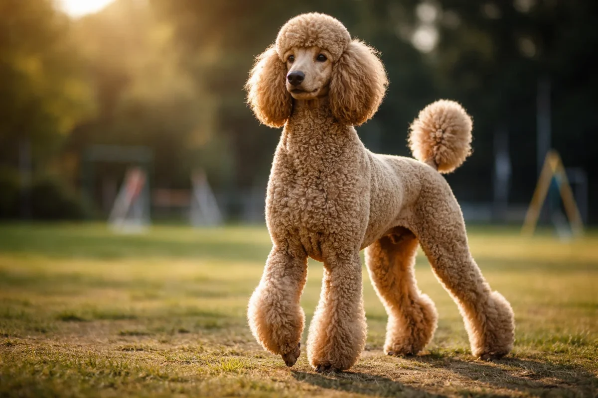 سگ پودل استاندارد با جثه بزرگ و قابلیت آموزش حرفهای