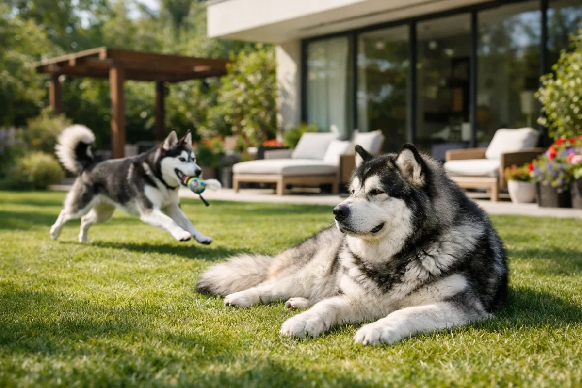 مقایسه سطح انرژی مالاموت آرام با هاسکی پرتحرک