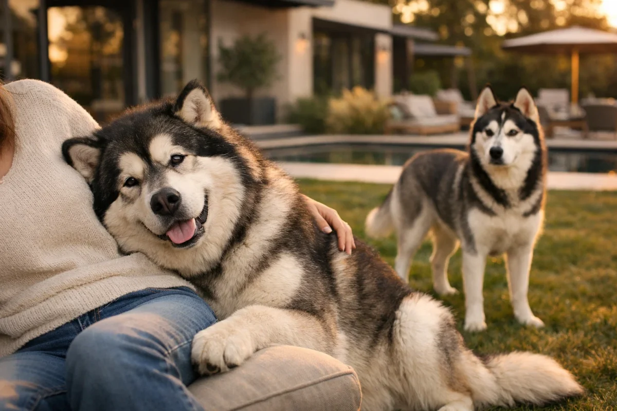 وابستگی بیشتر مالاموت به صاحب نسبت به هاسکی