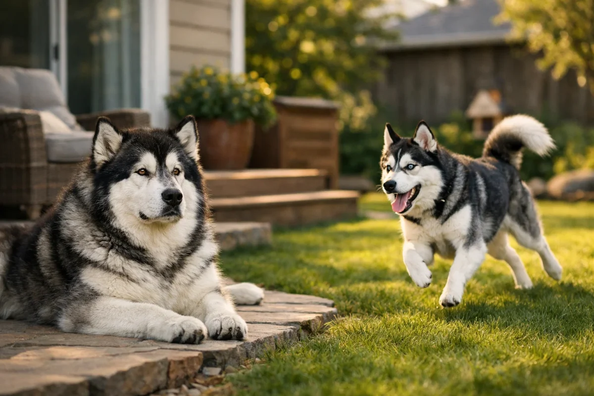 انتخاب بین مالاموت یا هاسکی بر اساس سبک زندگی و میزان فعالیت