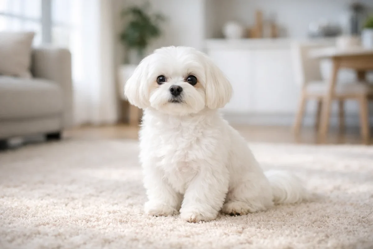 سگ مالتیز کوچک و تمیز مناسب آپارتمان