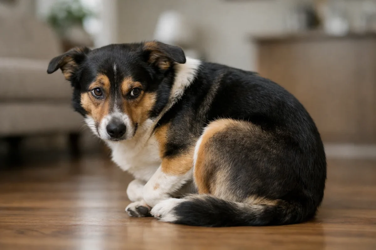 سکسکه سگ مرتبط با مشکلات گوارشی خفیف