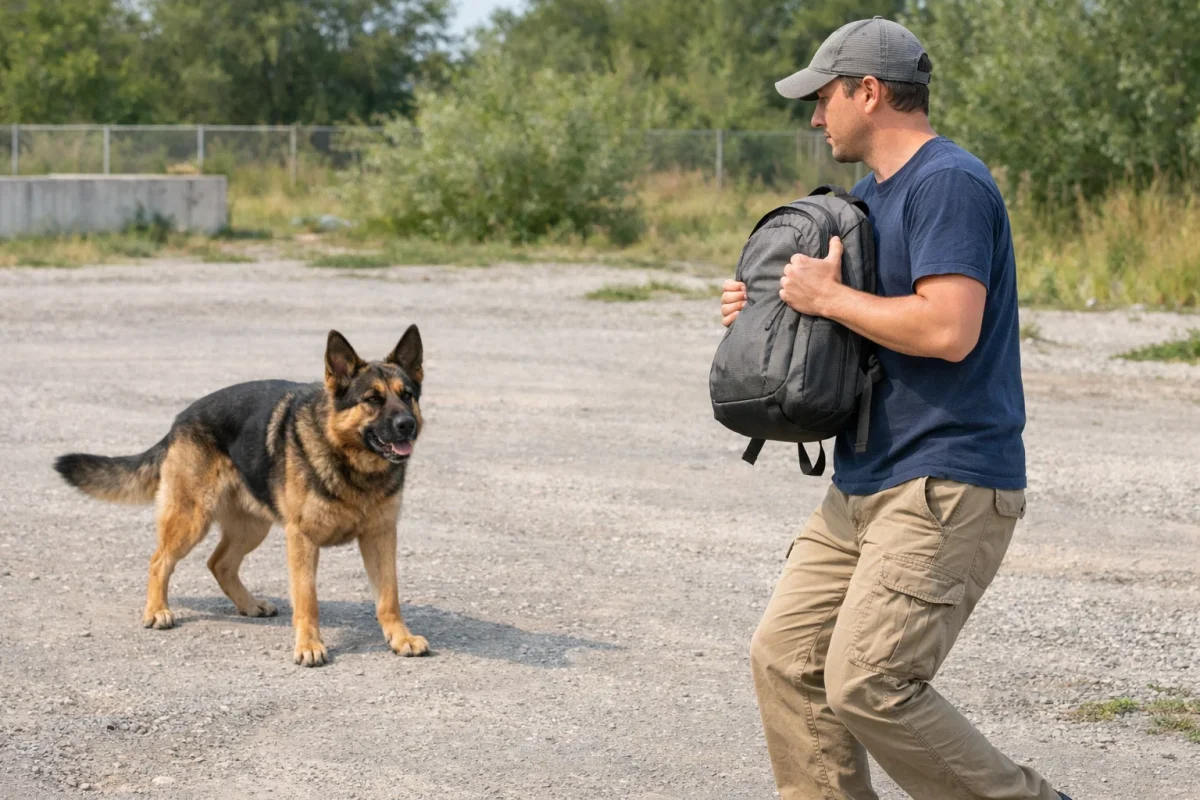 نحوه صحیح روبرو شدن با سگ مهاجم و عقب رفتن آرام