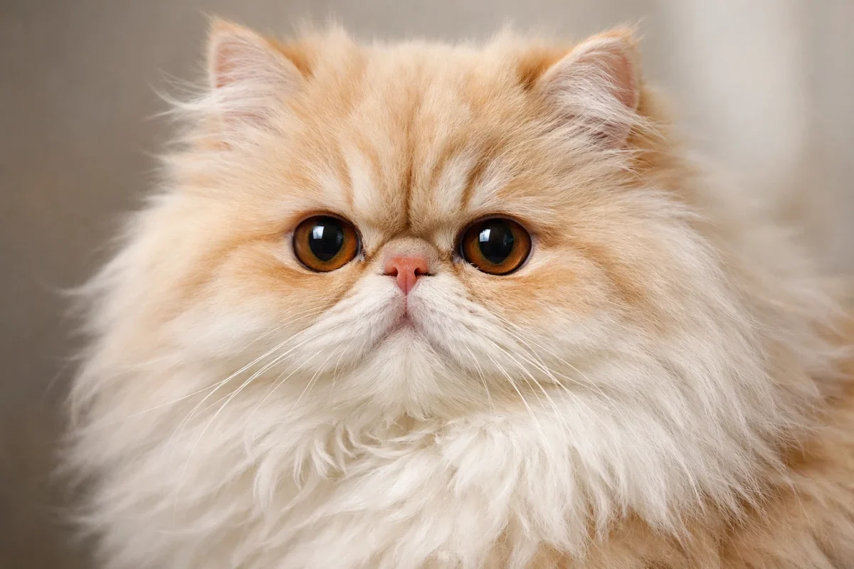 ویژگی‌های ظاهری گربه پرشین فلت فیس