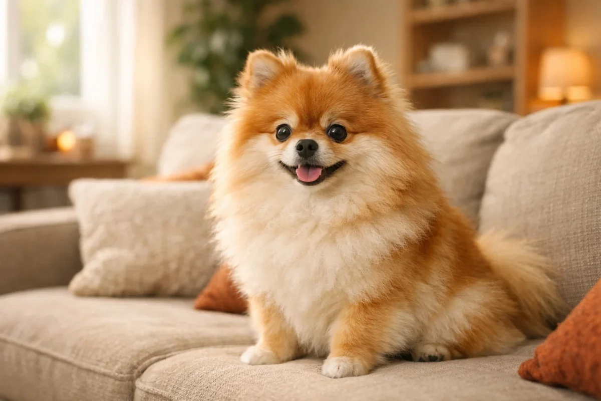 سگ پامرانین خانگی مناسب آپارتمان