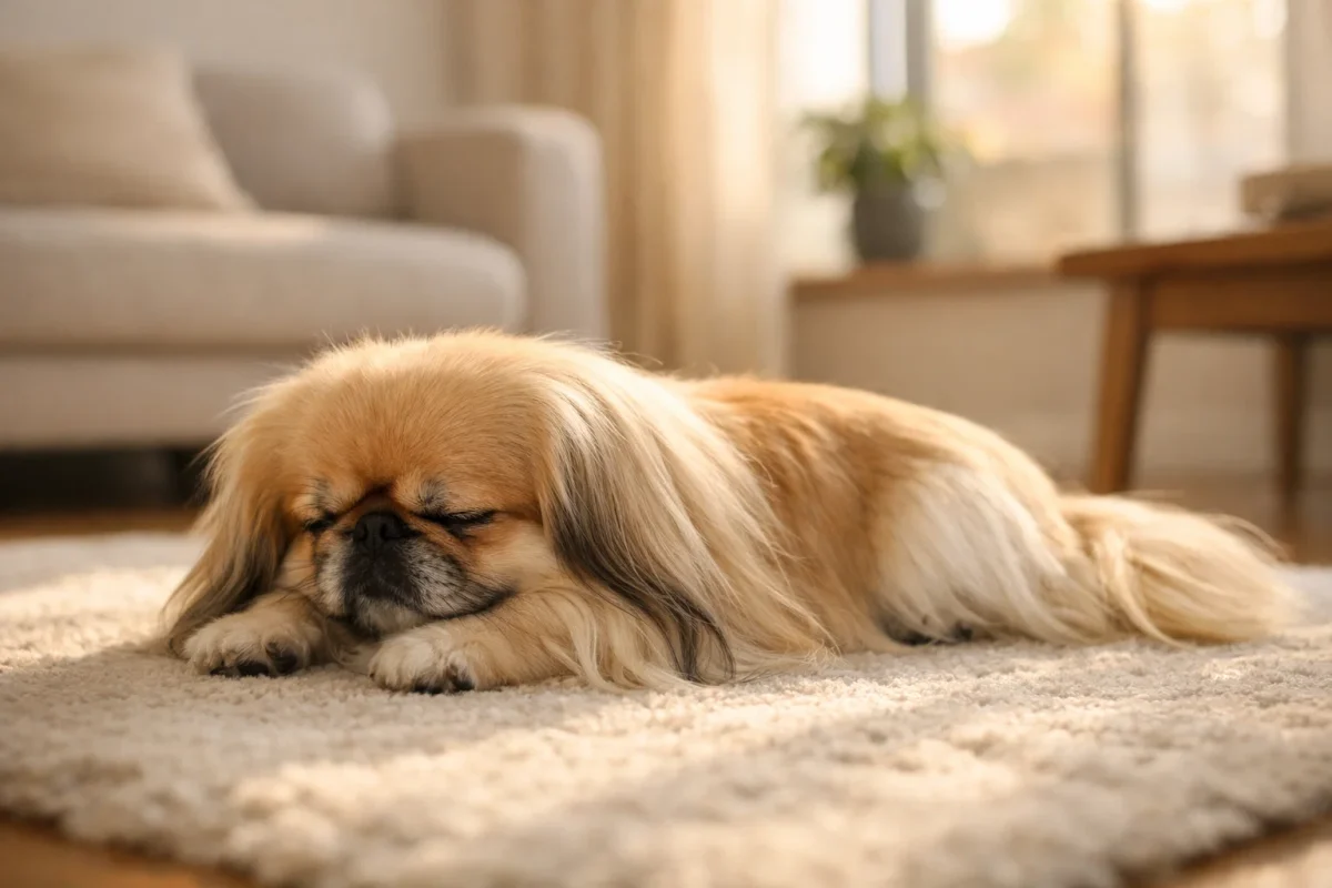 سگ پیکینیز آرام مناسب زندگی آپارتمانی