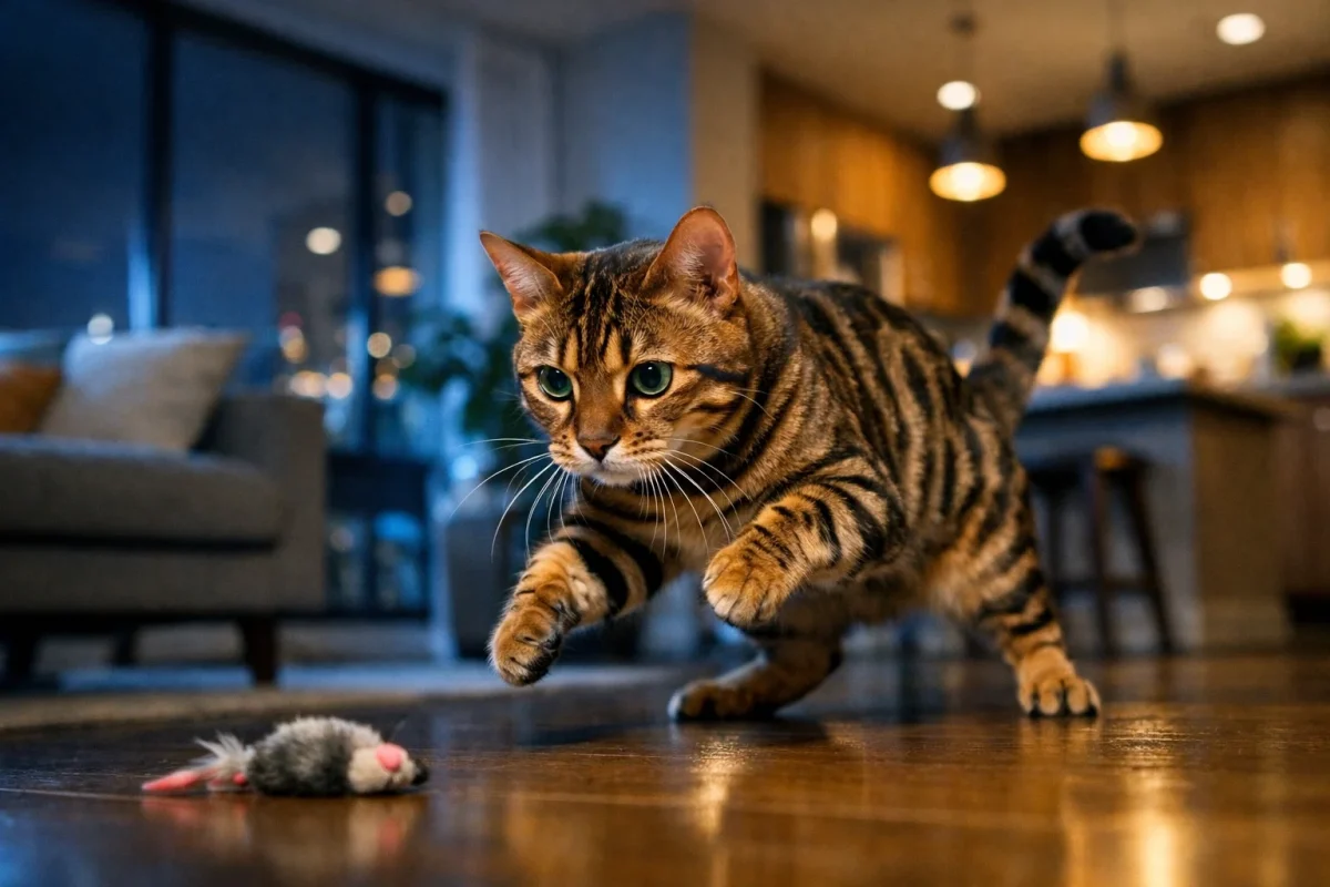 چرا گربه‌ها شب‌ها بازیگوش می‌شوند و روزها می‌خوابند؟