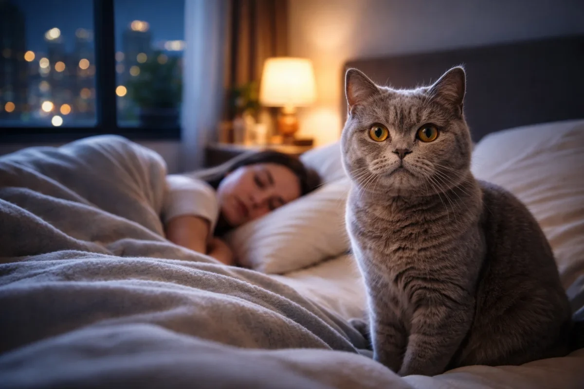 چرا گربه‌ها شب‌ها بیدارند