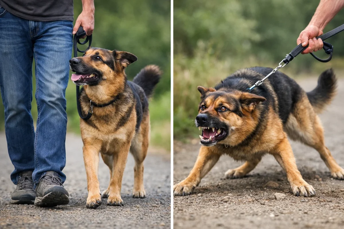 عوامل خطرناک شدن سگ مانند تربیت اشتباه و استرس