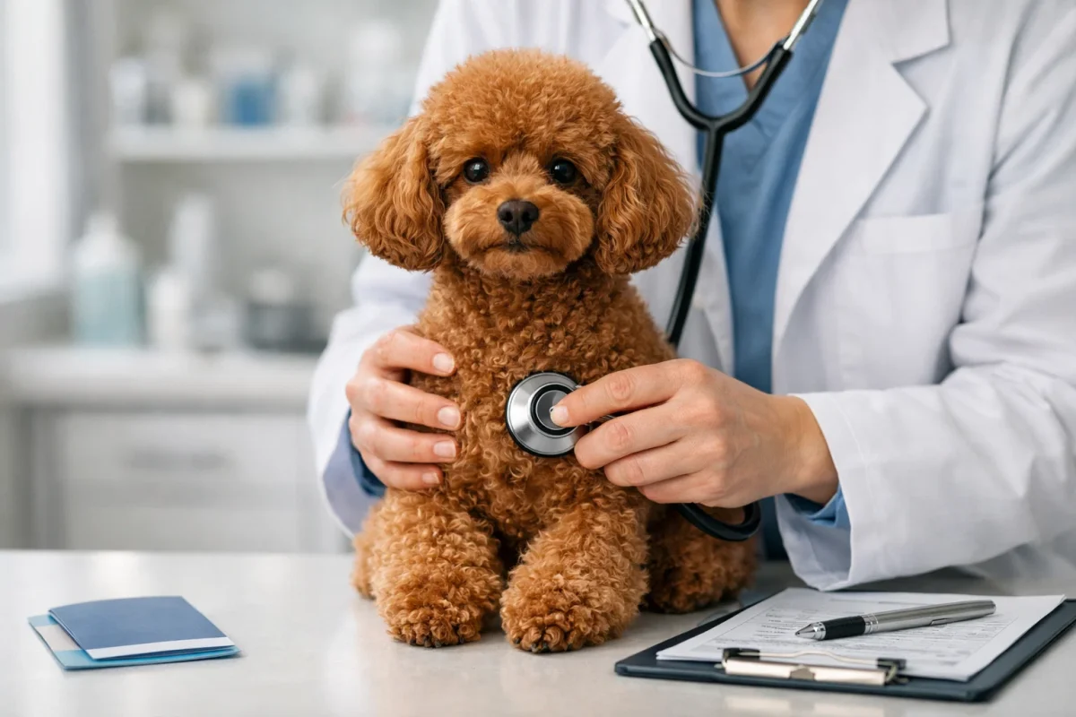 چکاپ دامپزشکی سگ پودل برای حفظ سلامت